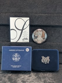 2007 W Proof American Silver Eagle OGP