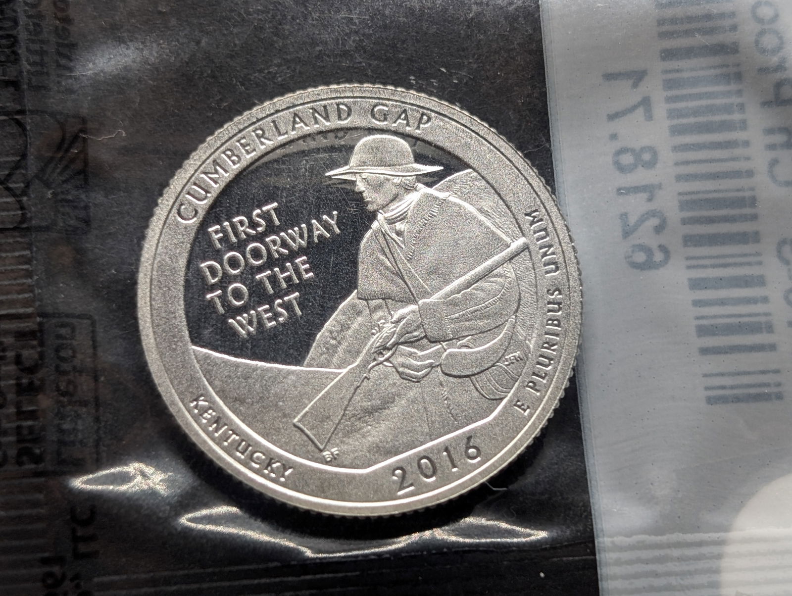 2016-S 90% Silver Kentucky Cumberland Gap Statehood Quarter Ch. Pf. 64 by Littleton (1 of 2)