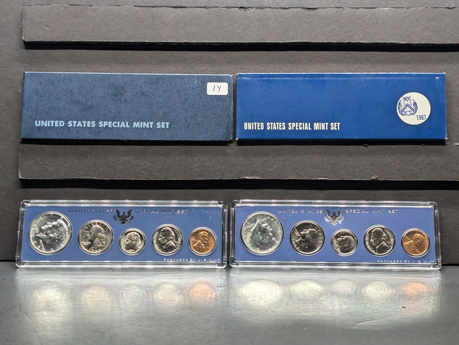 1966 & 67 US Mint Special Mint Sets - 40% Silver (1 of 5)