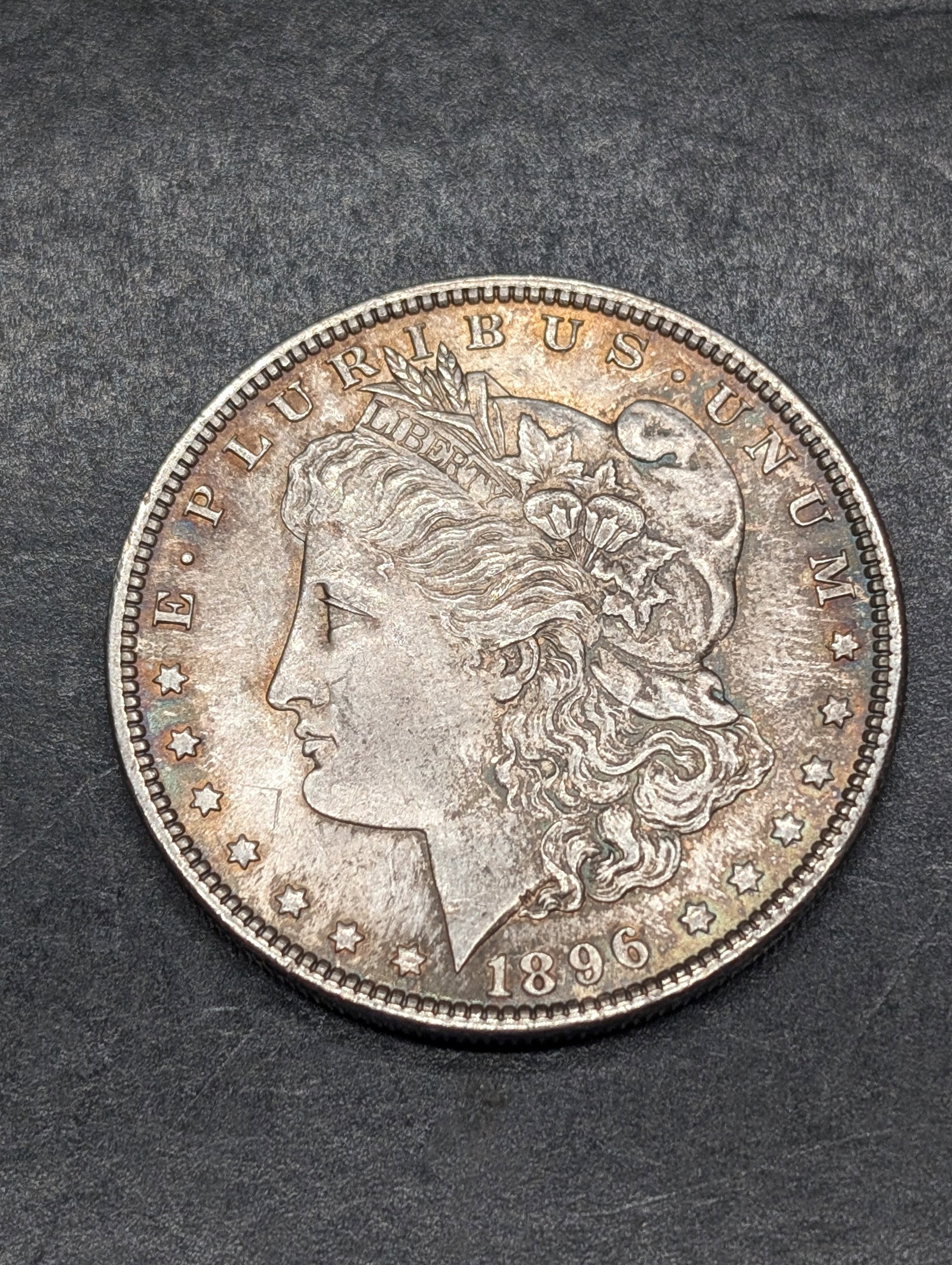1896 Morgan Silver Dollar - AU/UNC (1 of 2)