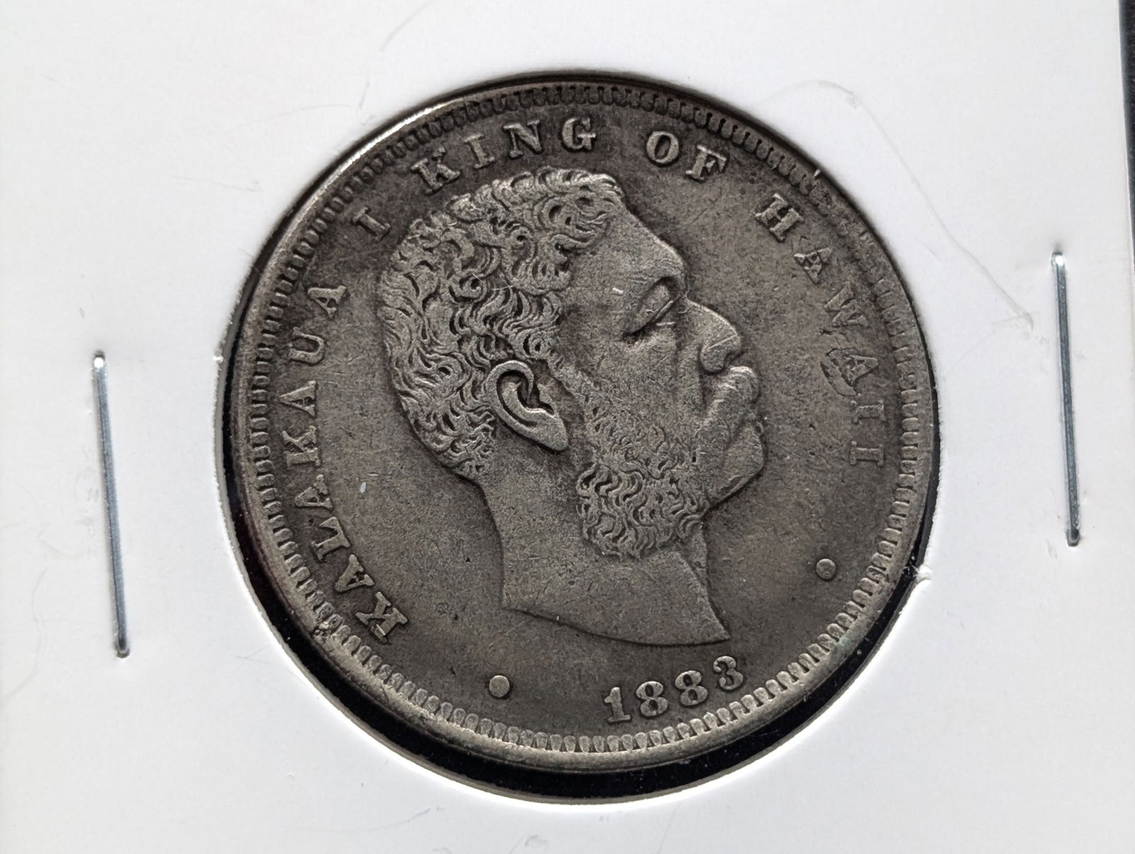 1883 Hawaii Half Dollar - Key Coin - 90% Silver (1 of 2)