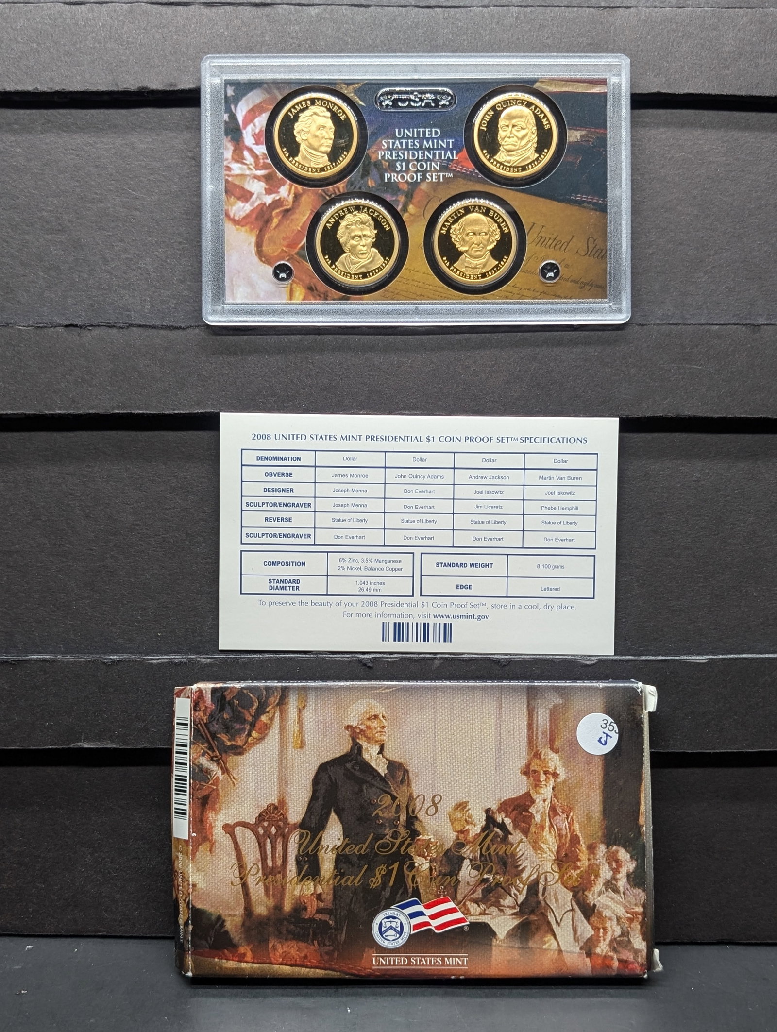2008-S Presidential Coin Proof Set: 2008-S Presidential Coin Proof Set