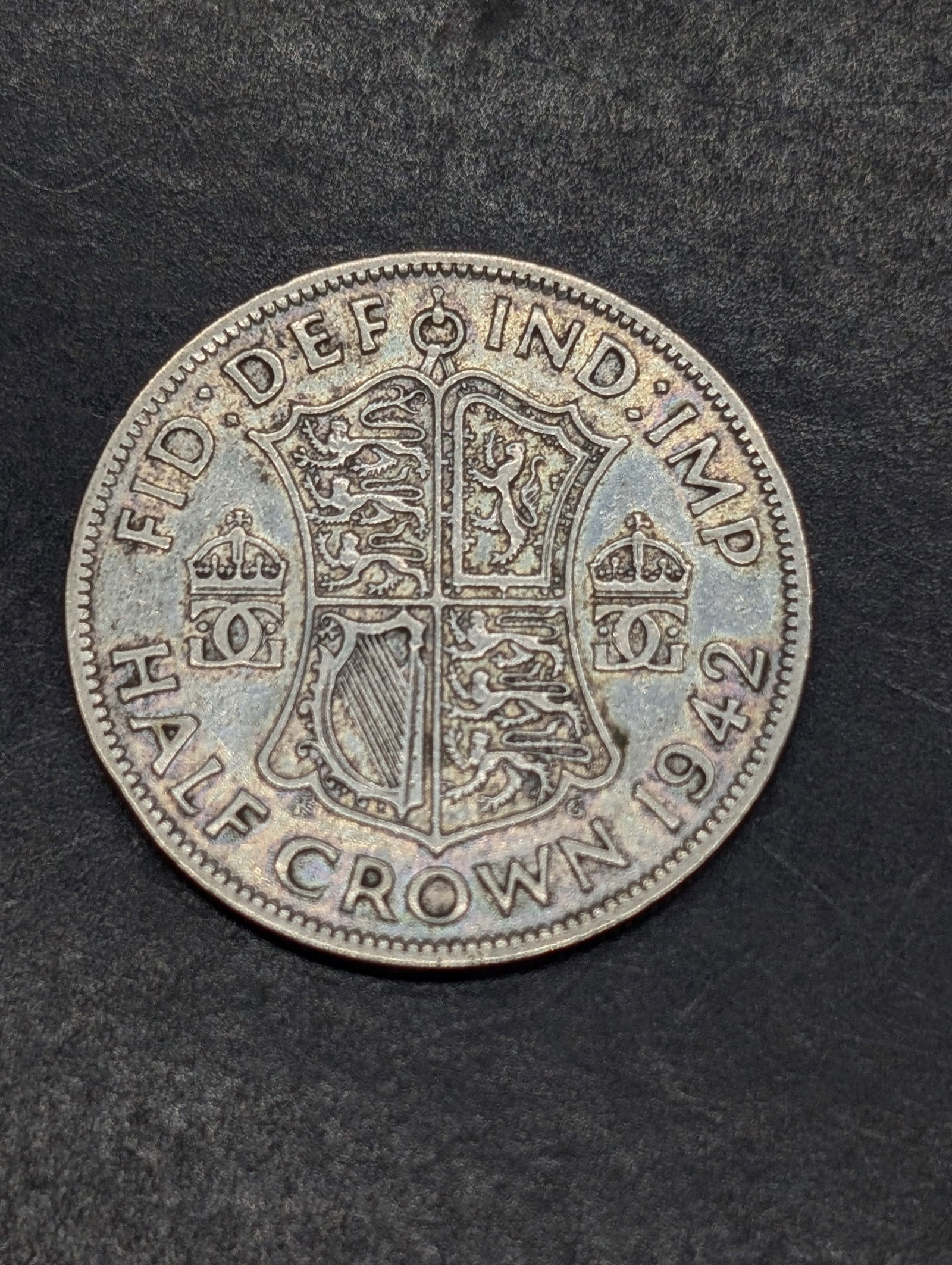 GB 1942 Half Crown, 14.138 grams 50% Silver. (1 of 2)