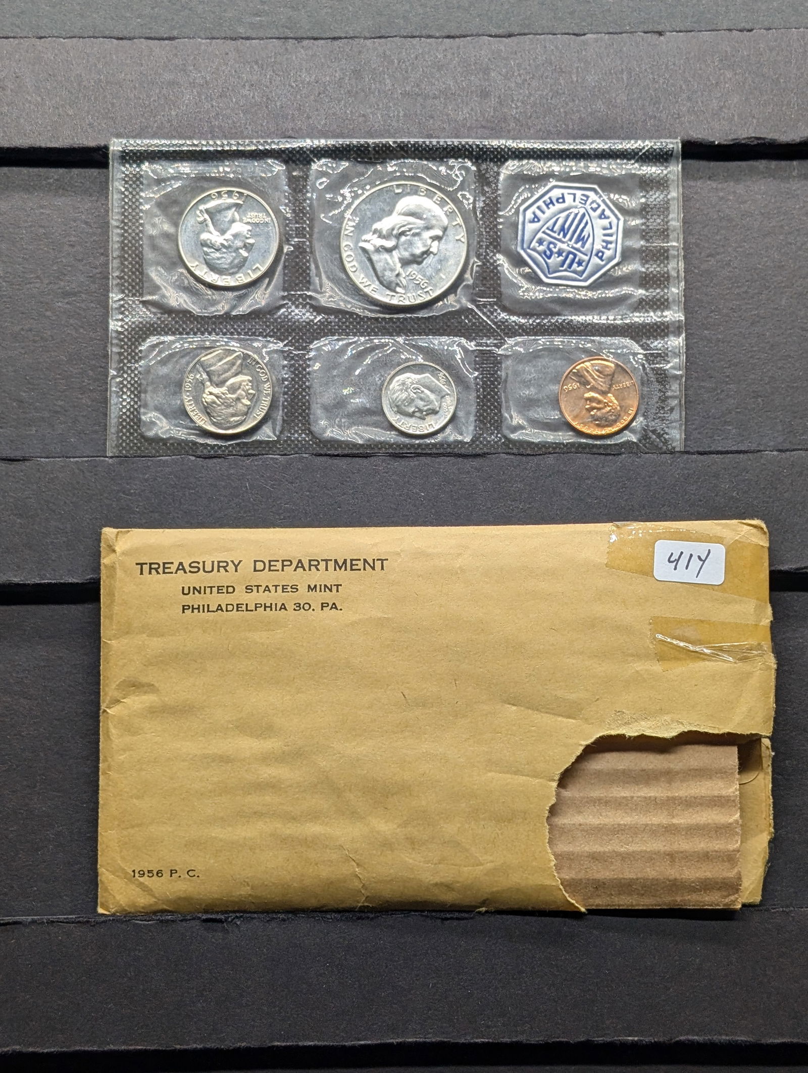 1956 US Mint Proof Set - OGP (1 of 3)