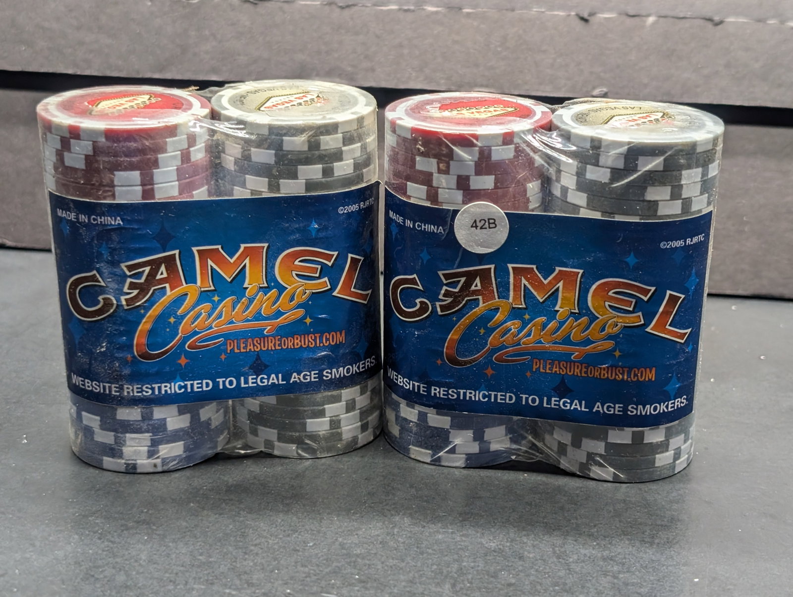 Two Packs Of Camel Casino Poker Chips: Two Packs Of Camel Casino Poker Chips
