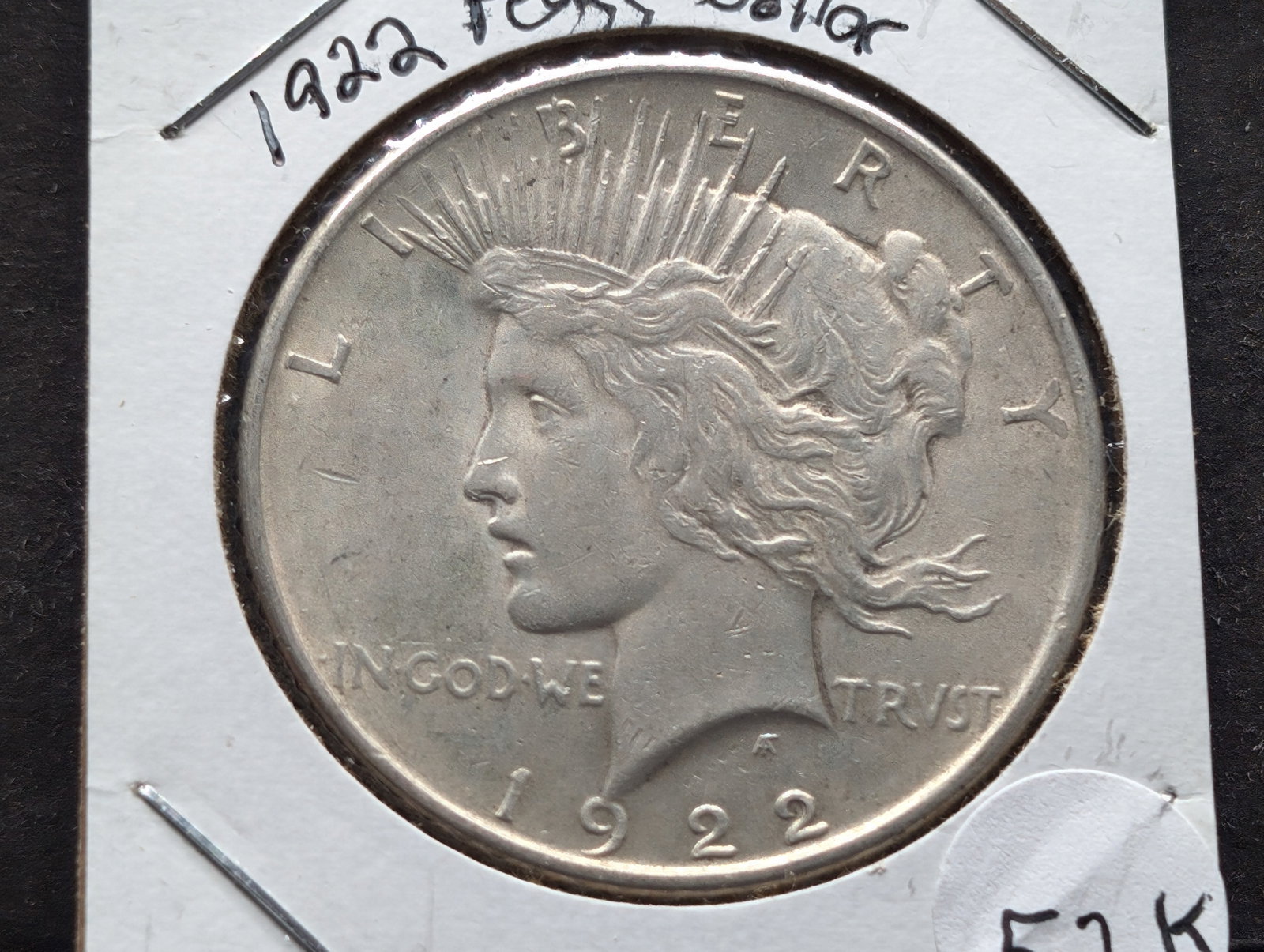 1922 Peace Dollar: 1922 Peace Dollar