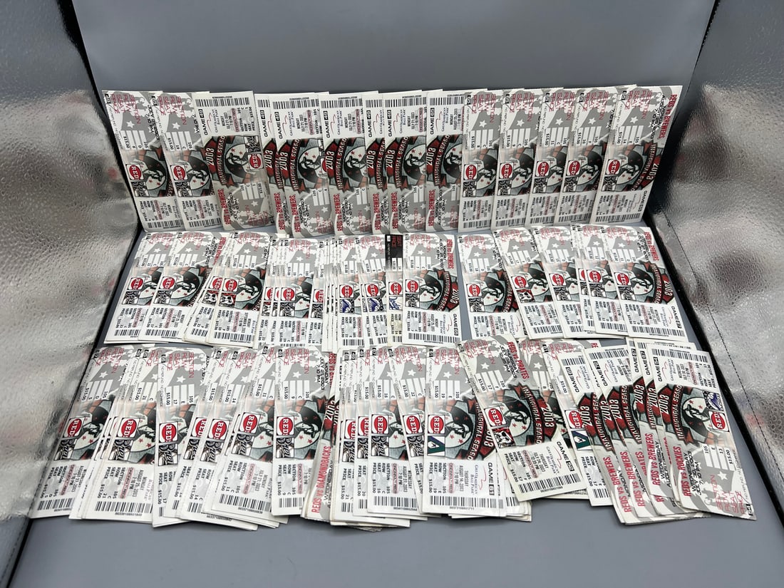 Lot of (115+) Assorted 2003 Cincinnati Reds Baseball Game Ticket Stubs - Varying Conditions (1 of 5)
