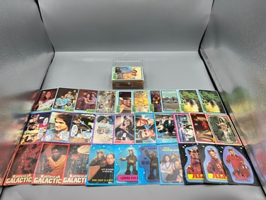 Lot of Non-Sport Trading Cards - Varying Conditions - Dukes of Hazzard, Alf, Battlestar Galactica