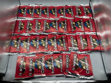 Lot of (35) 1994 Comic Images Conan II All Chromium Unopened Wax Packs