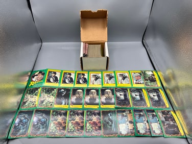 Lot of 1981 Topps Indiana Jones Raiders of The Lost Ark Trading Cards - Varying Conditions
