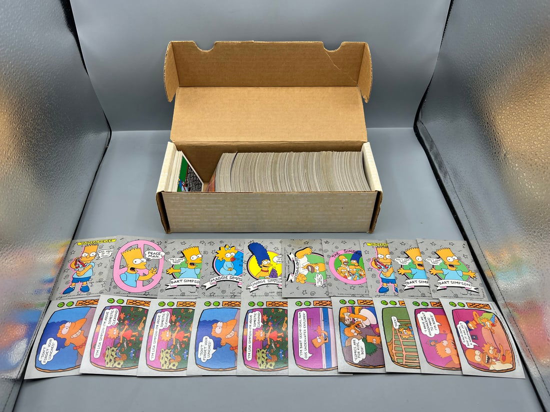Lot of 1990 Topps The Simpsons Trading Cards - Varying Conditions (1 of 3)