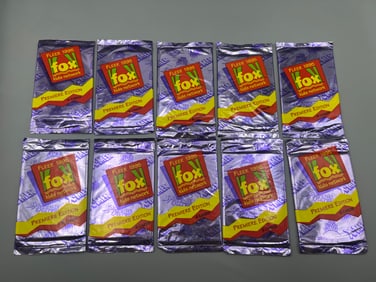 Lot of (10) 1995 Fleer Fox Kids Network Sealed Wax Packs