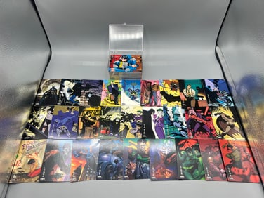 1994 Skybox DC Batman Saga of The Dark Knight Complete 100 Card Set