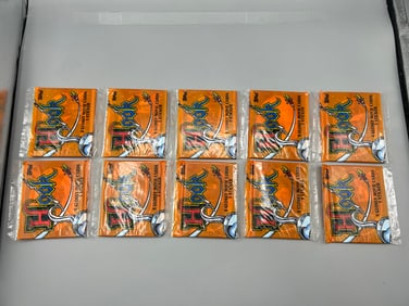 Lot of (10) 1991 Topps Hook Sealed Wax Packs