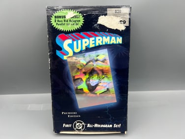 1996 Skybox Superman Holo Series Complete Retail Box
