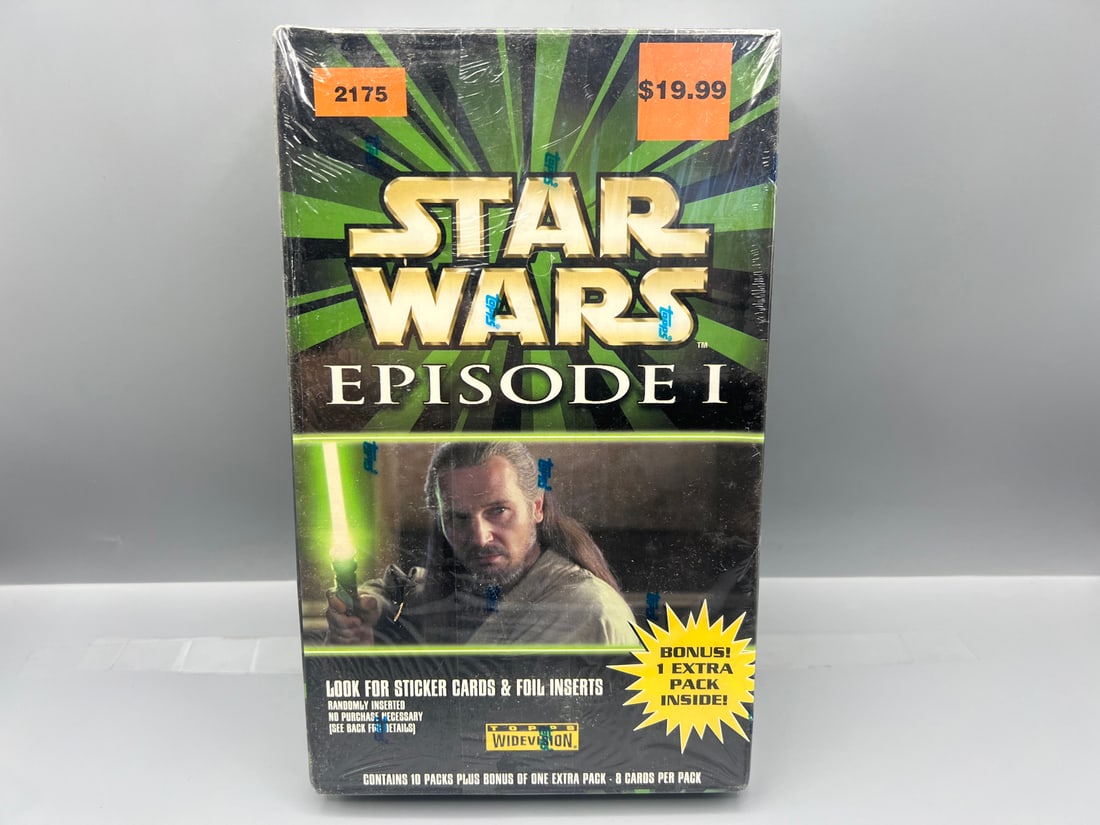 1999 Topps Widevision Star Wars Episode 1 Sealed Retail Box (1 of 2)