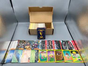 Lot of Non-Sport Trading Card Complete Sets - Rad dudes, Fire Trucks, Desert Storm, Guiness Records