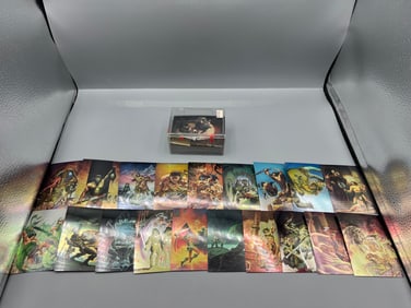 1993 Comic Images Conan The Barbarian Complete Chromium Set