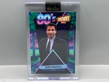 2024 Wild Card Decades National John Travolta #7/10