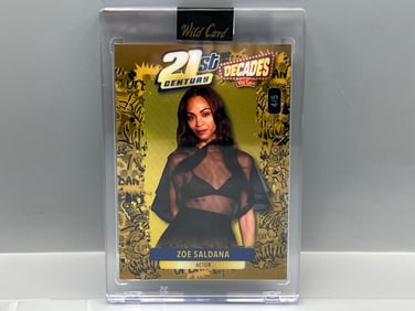 2024 Wild Card Decades National Zoe Saldana #4/5