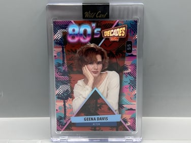 2024 Wild Card Decades National Geena Davis #5/5
