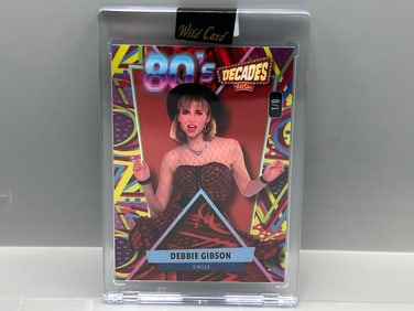 2024 Wild Card Decades National Debbie Gibson #1/8