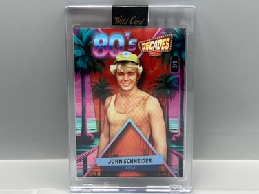 2024 Wild Card Decades National John Schneider #2/8