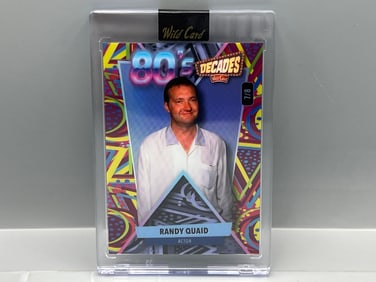 2024 Wild Card Decades National Randy Quaid #7/8
