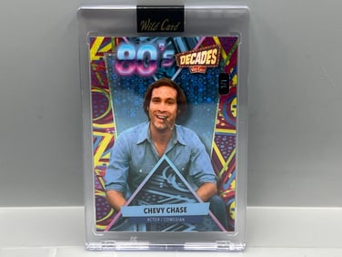2024 Wild Card Decades National Pre Production Proof Chevy Chase #1/1 - One of One!