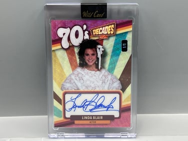 2024 Wild Card Decades National Linda Blair Auto #1/1 - One of One! - The Exorcist