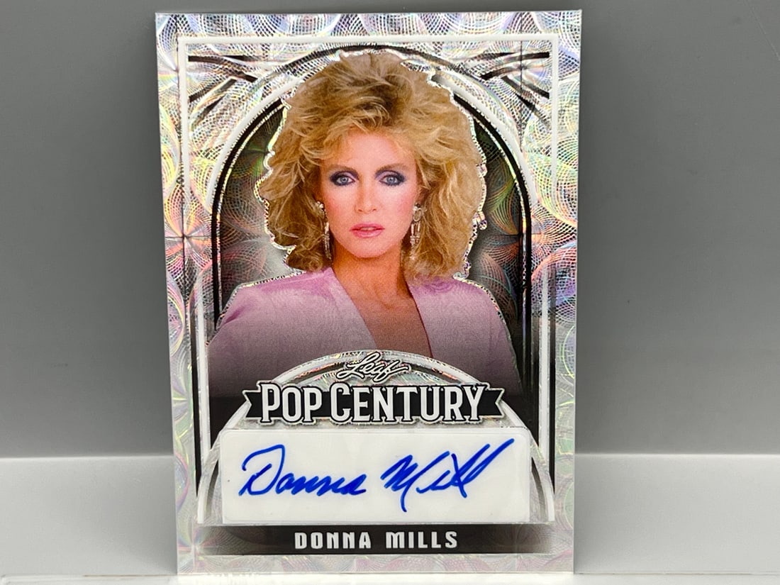 2024 Leaf Pop Century Donna Mills Auto #11/25 (1 of 2)