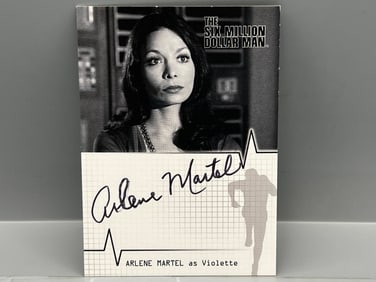2004 Rittenhouse Six Million Dollar Man Arlene Martel On Card Auto #A7