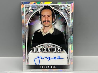 2024 Leaf Pop Century Jason Lee Cracked Ice Auto #3/15
