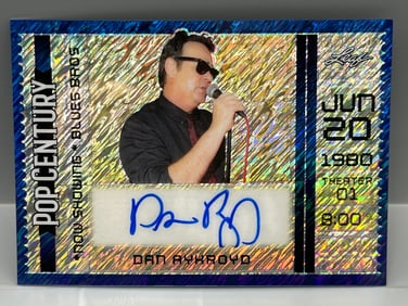 2024 Leaf Pop Century Dan Aykroyd Now Showing Blue Auto #1/1 - One of One!