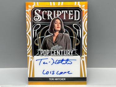 2024 Leaf Pop Century Teri Hatcher Gold Scripted Auto W/ Lois Lane Inscription #1/1