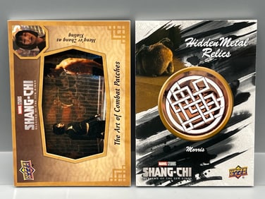 2023 Upper Deck Shang-Chi The Art Of Combat Manufactured Patch & Morris Hidden Metal Manufactured