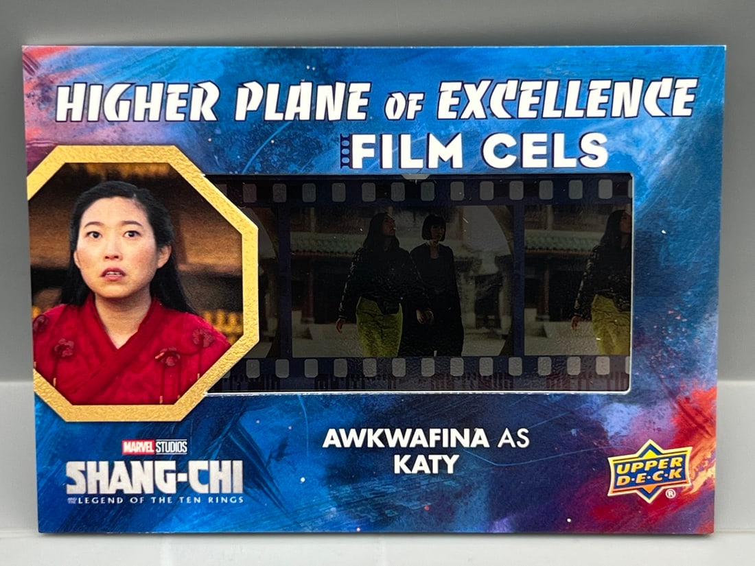 2023 Upper Deck Shang-Chi Higher Plane of Excellence Tier Four Awkwafina As Katy Film Cell #FC-26- 1: 2023 Upper Deck Shang-Chi Higher Plane of Excellence Tier Four Awkwafina As Katy Film Cell #FC-26- 1 In 240 Packs