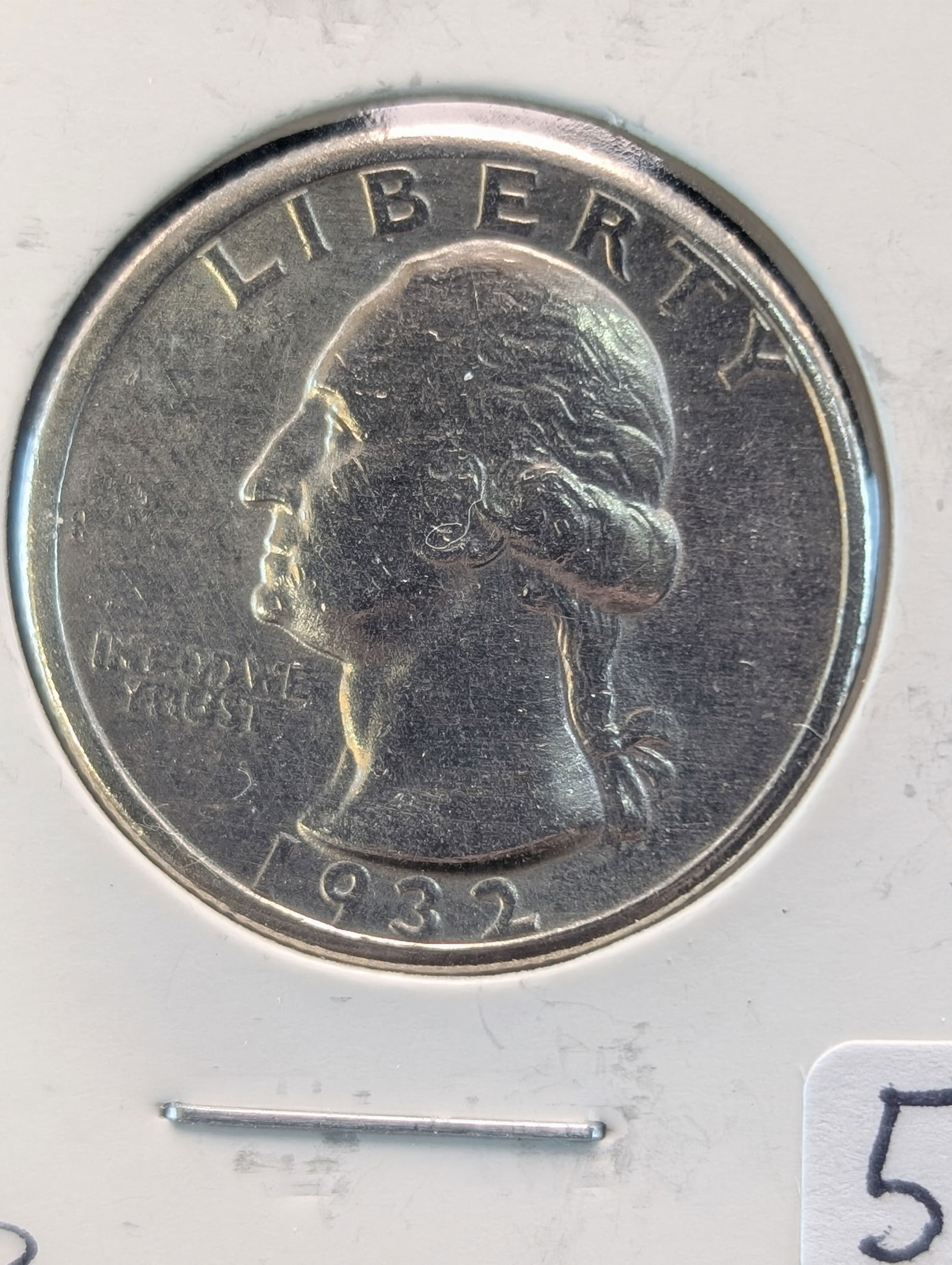 1932 D Washington Quarter MS 1st Year Key-Date Slightly Broad struck (1 of 2)