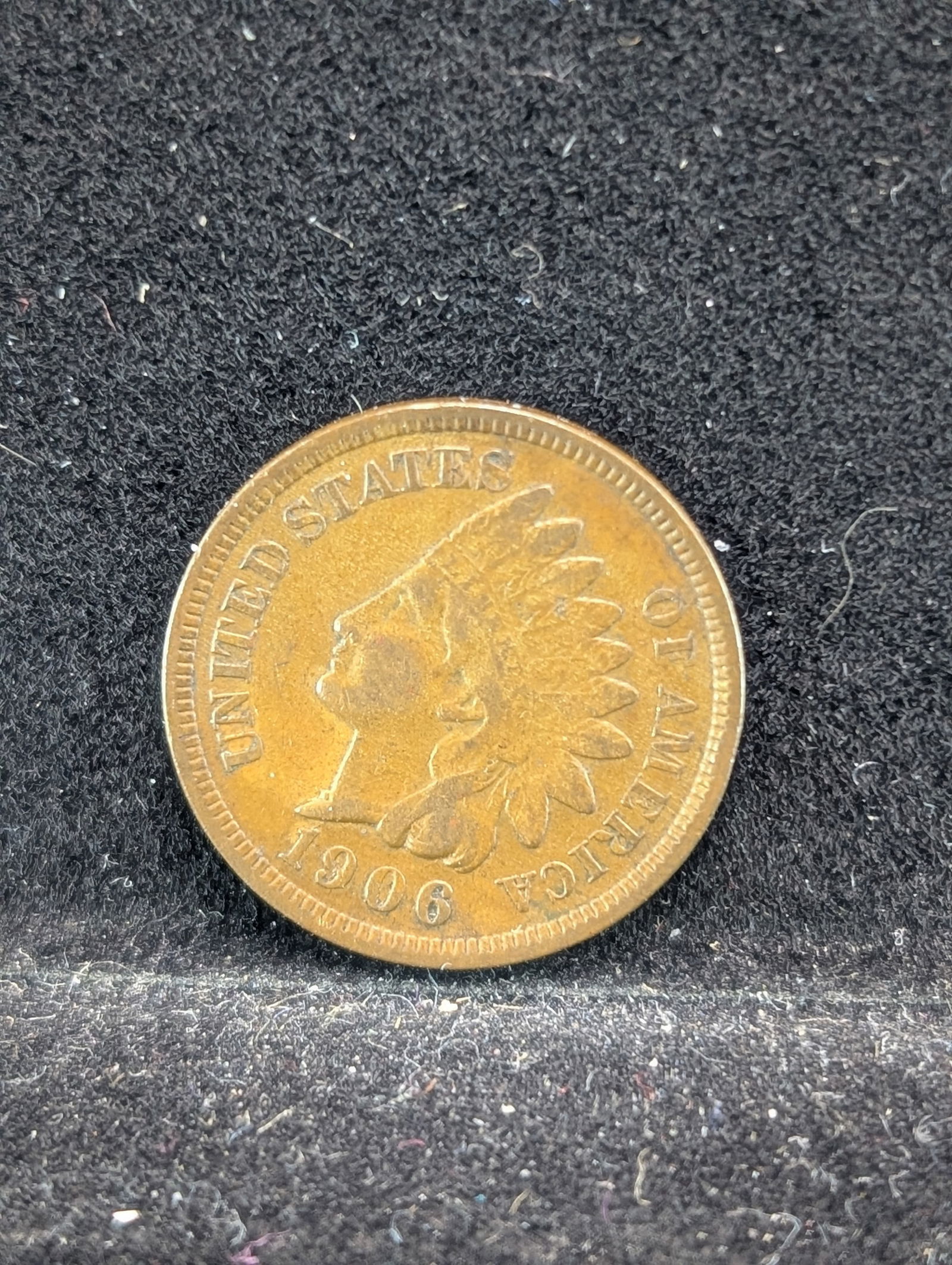 1906 Indian Head Penny, 119 Years Old (1 of 2)