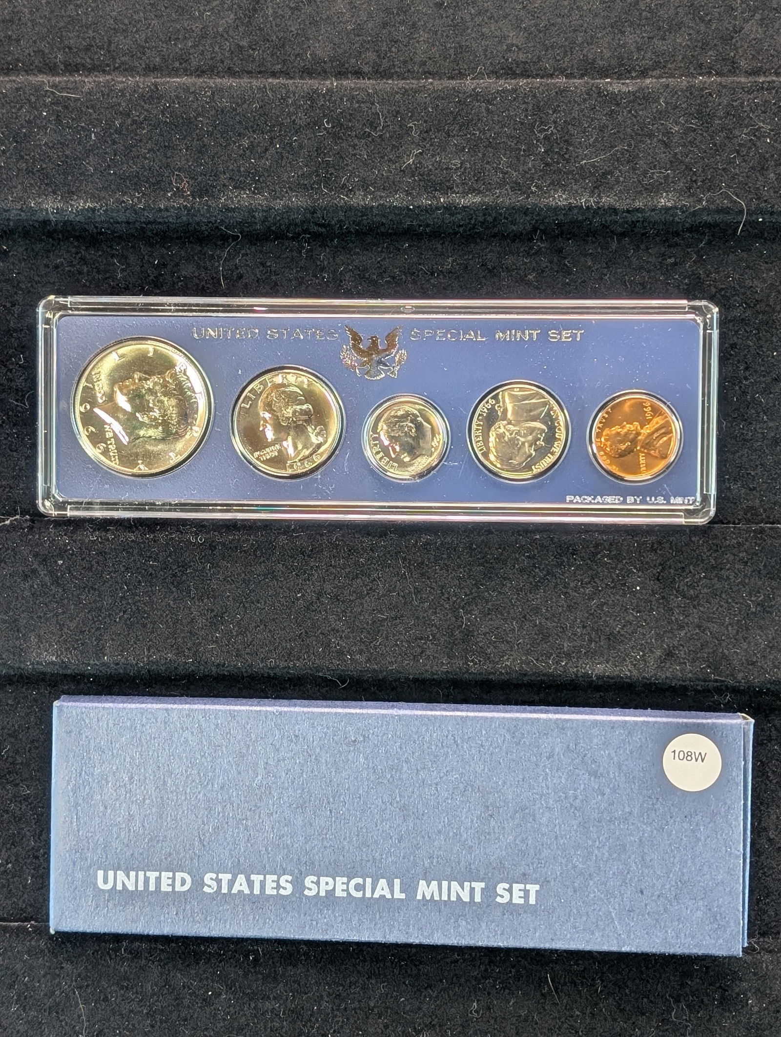 1966 U.S. Mint Special Mint Set, Contains the 40% Silver Kennedy Half Dollar (1 of 3)