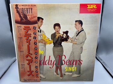 1981 The Teddy Bears Sing Japanese Released Reissue Vinyl Album - K22P-131