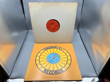 1979 Sugarhill Gang Rapper's Delight Blue Label & Red Label Vinyl Albums - SH-542