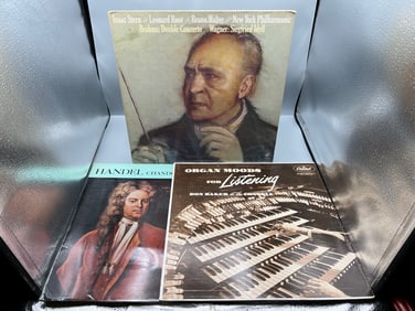 Lot of (3) Assorted Vinyl Albums - Varying Conditions