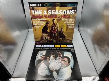 1967 The 4 Seasons Gold Vault Of Hits Reissue/Repress & 1967 The 4 Seasons New Gold Hits Vinyl