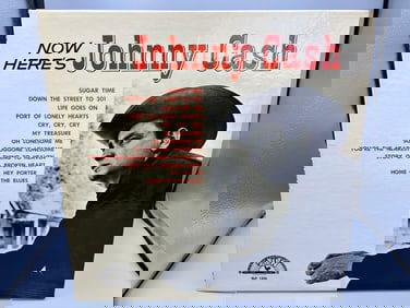 1961 Johnny Cash Now Here's Johnny Cash Vinyl Album - SLP 1255