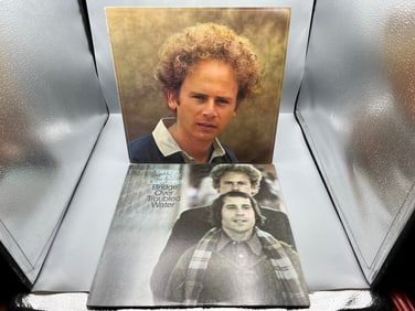 1973 Garfunkel Angel Clare Reissue & 1970 Simon And Garfunkel Bridge Over Troubled Water Vinyl