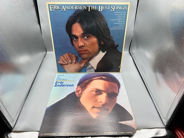 1977 Eric Anderson The Best Songs & 1965 Eric Anderson Today Is The Highway Vinyl Albums - AL 4128 &