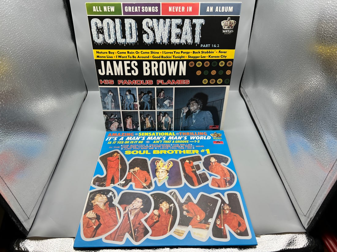1983 James Brown And The Famous Flames Cold Sweat & 1983 James Brown It's A Man's, Man's, Man's (1 of 4)