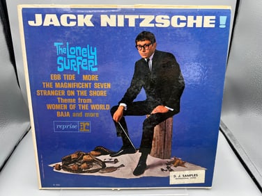 1963 Jack Nitzsche The Lonely Surfer Promo Copy Vinyl Album - R-6101