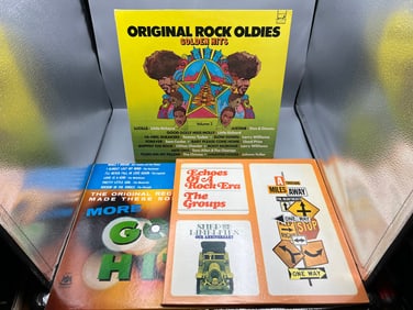 Lot of (3) Assorted Vinyl Albums - Varying Conditions